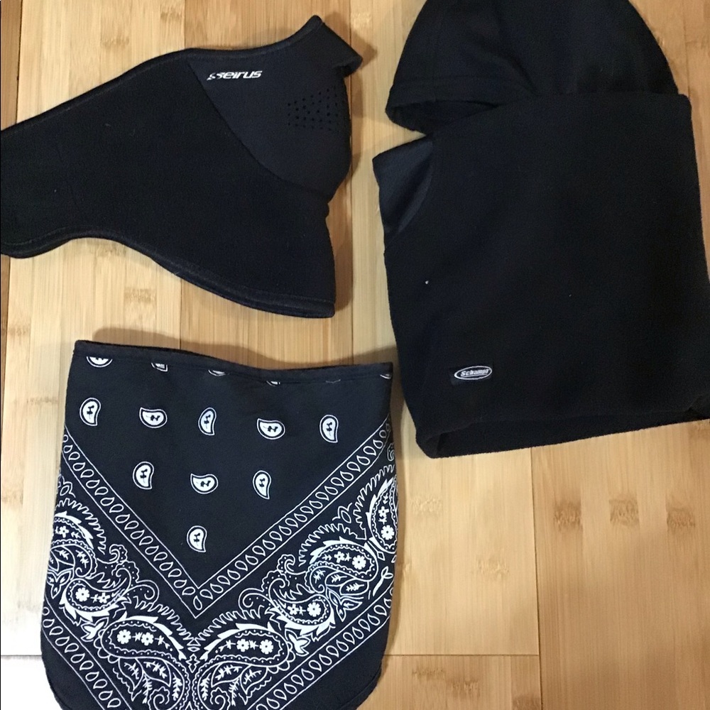 3 different face coverings for cold weather